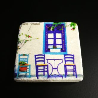 Turistik hediyelik magnet - 5x5cm Doğal Taş